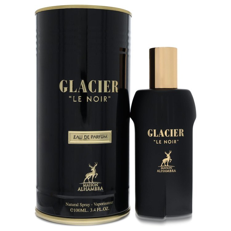 Maison Alhambra Glacier Le Noir by Maison Alhambra Eau De Parfum Spray 3.4 oz (Men)