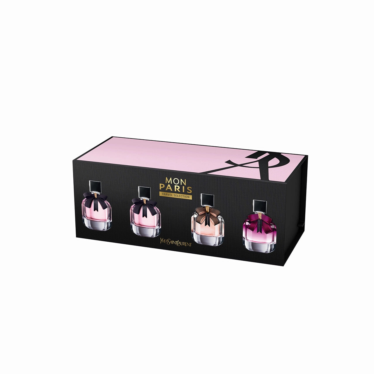 Ysl mon paris 4 pcs mini set: mon paris 0.25 eau de parfum + mon paris 0.25 eau de parfum + mon paris lumiere 0.25 eau de toilette + 0.25 intensement 0.25 eau de parfum