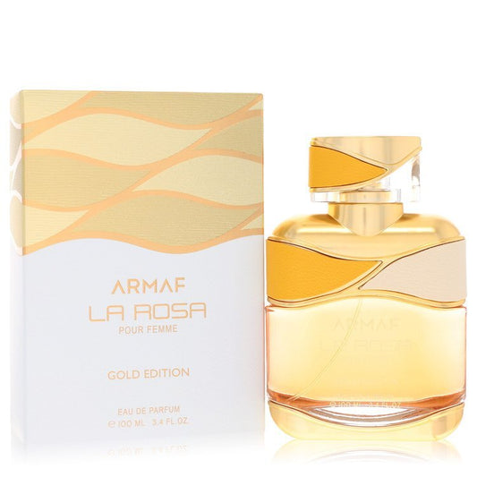 Armaf la Rosa Gold Edition by Armaf Eau De Parfum Spray 3.4 oz (Women)